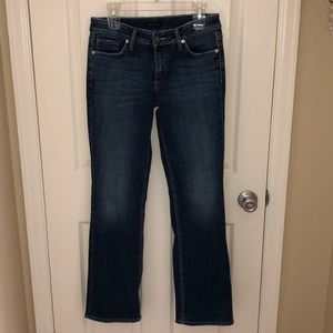 Brand new Silver Suki Slim boot sz 29/33